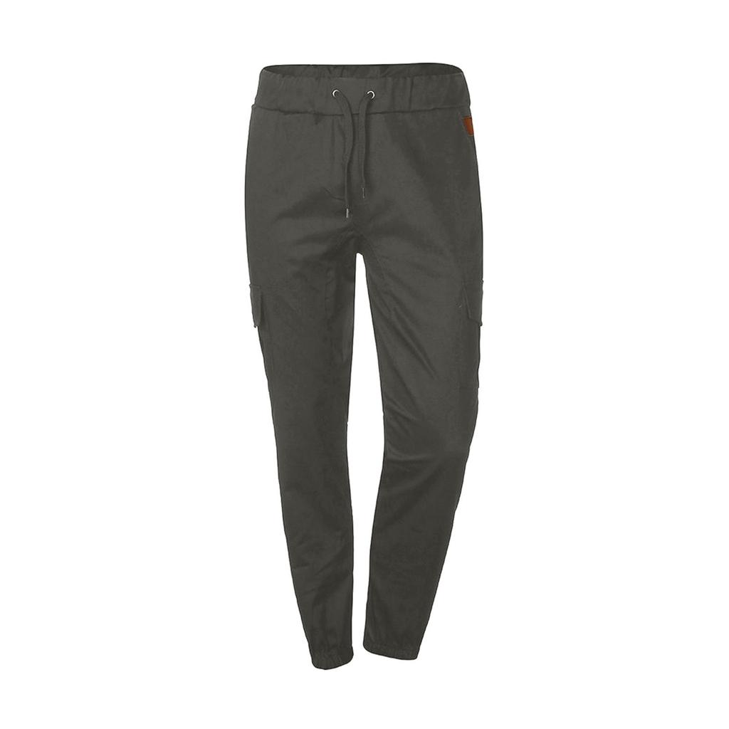 Men's Casual Workwear Multi-Pocket Trousers Sports Drawstring Trousers