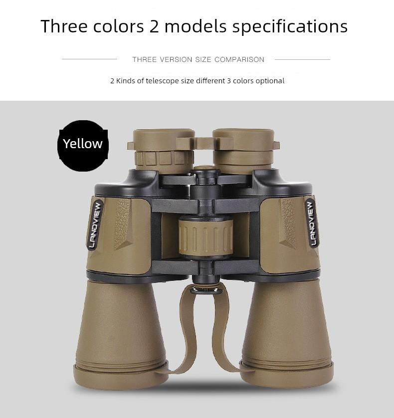 Great Paul Binoculars High Magnification Large Diameter 10 Magnification Professional Handheld Portable Outdoor Adult Gift