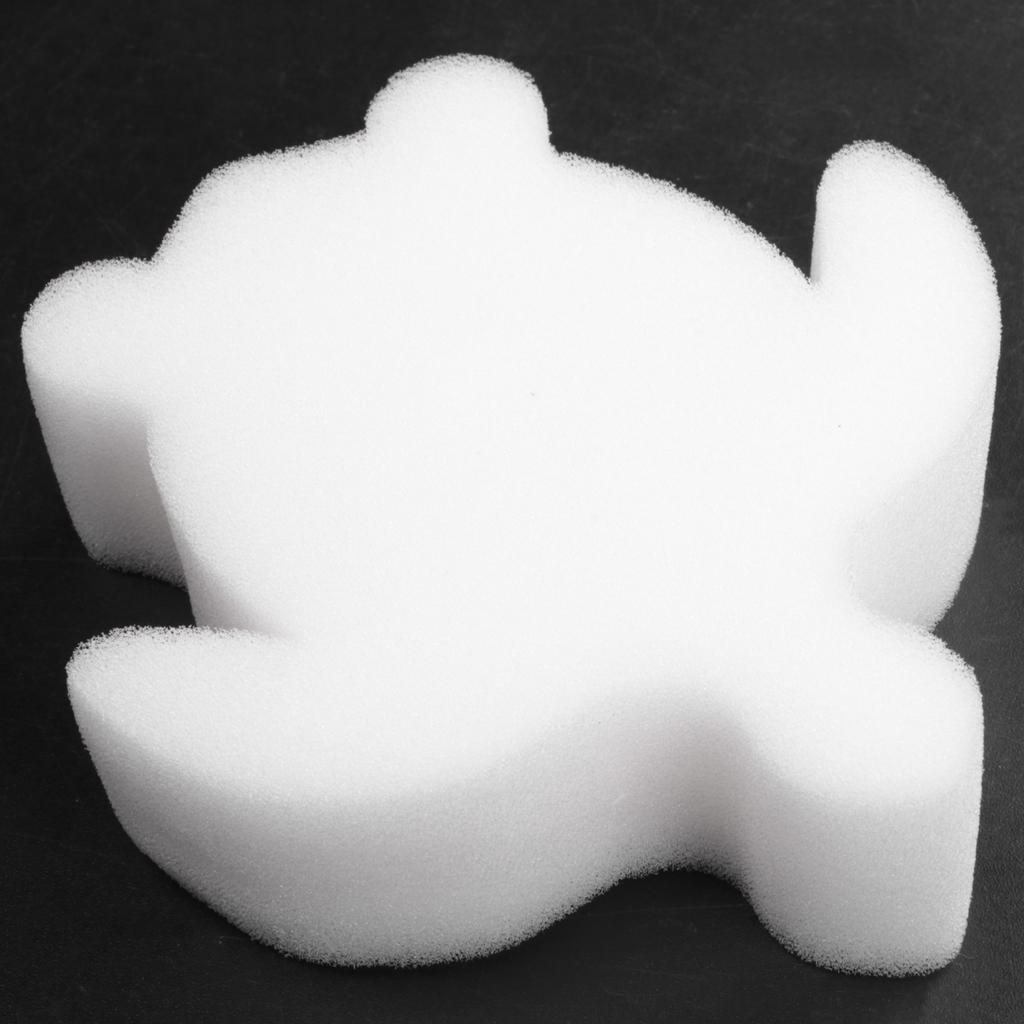 50Pcs White Floating Spa Sponge Turtle Oil Absorbing Hot Tub Skimmer Scum Absorber Cleaners for Swimming Pool
