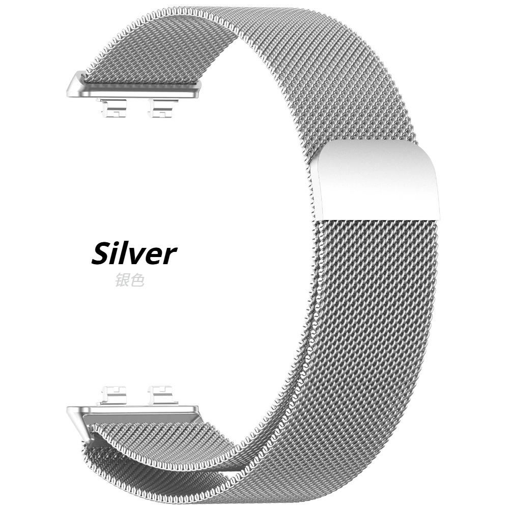 Миланская петля для умных часов Huawei Band 11/11Pro Магнитный ремешок Металлический браслет из нержавеющей стали Ремешок для Huawei Band 8/9/10