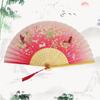 Chinese Style Dance Hand Fan Vintage Folding Fan Portable Retro Fan Crafts  Dance