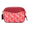 Coach Camera 16 Stripe Print And Rainbow Pattern Camera Bag Small Pink Women bags 88505-B4PES