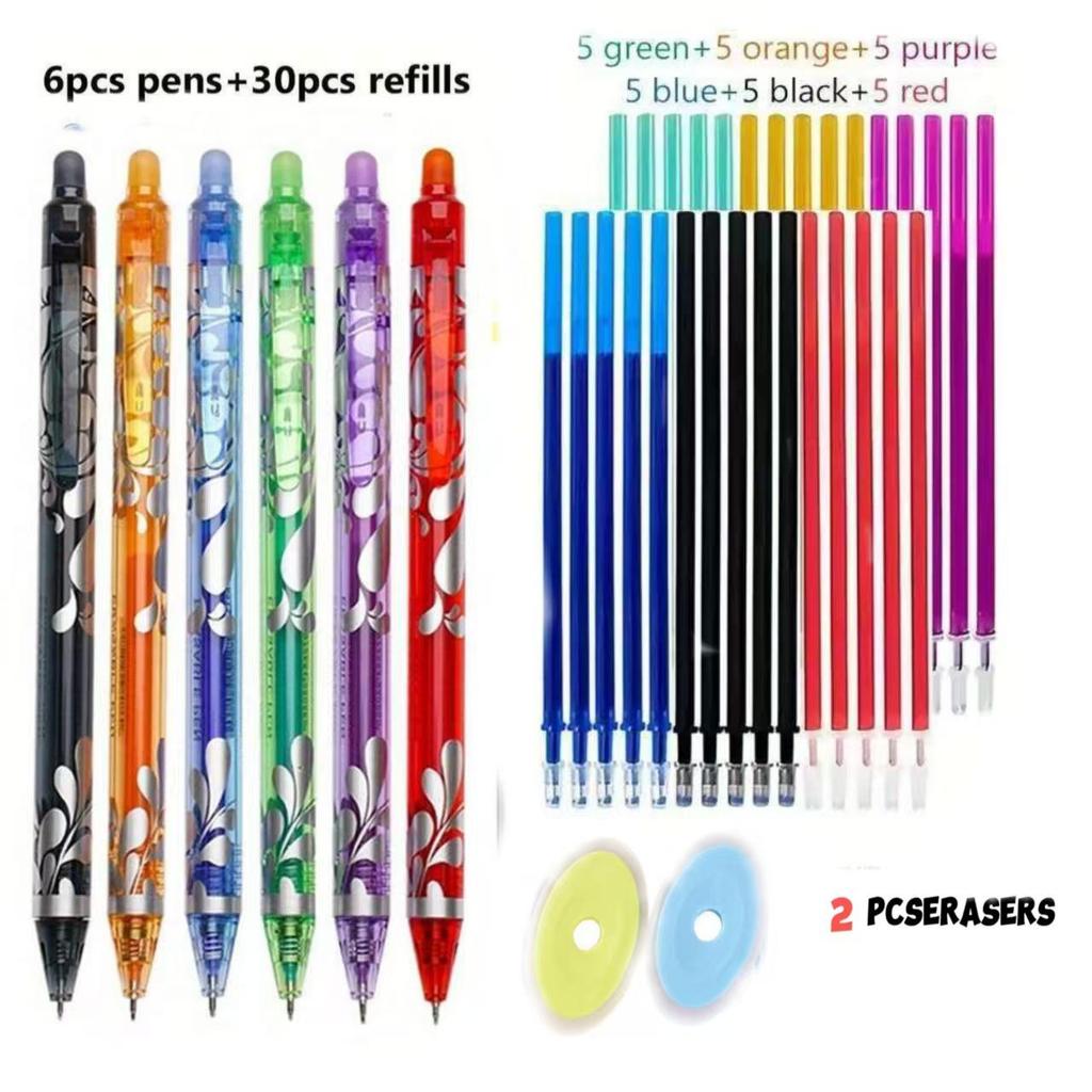 Сине-белая серия термочувствительная стираемая гелевая ручка, 0,5 мм