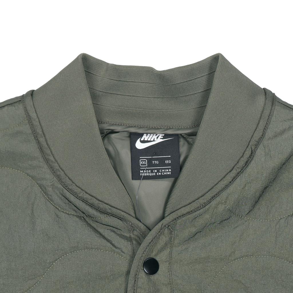 Nike Sportswear Swoosh Embroidered Loose Cotton Jacket Men Jacket Twilight-Yellow DM1247-380