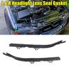 1 пара уплотнительных полосок для автомобильных фар BMW 5 серии E39 1996-2000 до фейслифтинга, верхняя уплотнительная полоска для фар