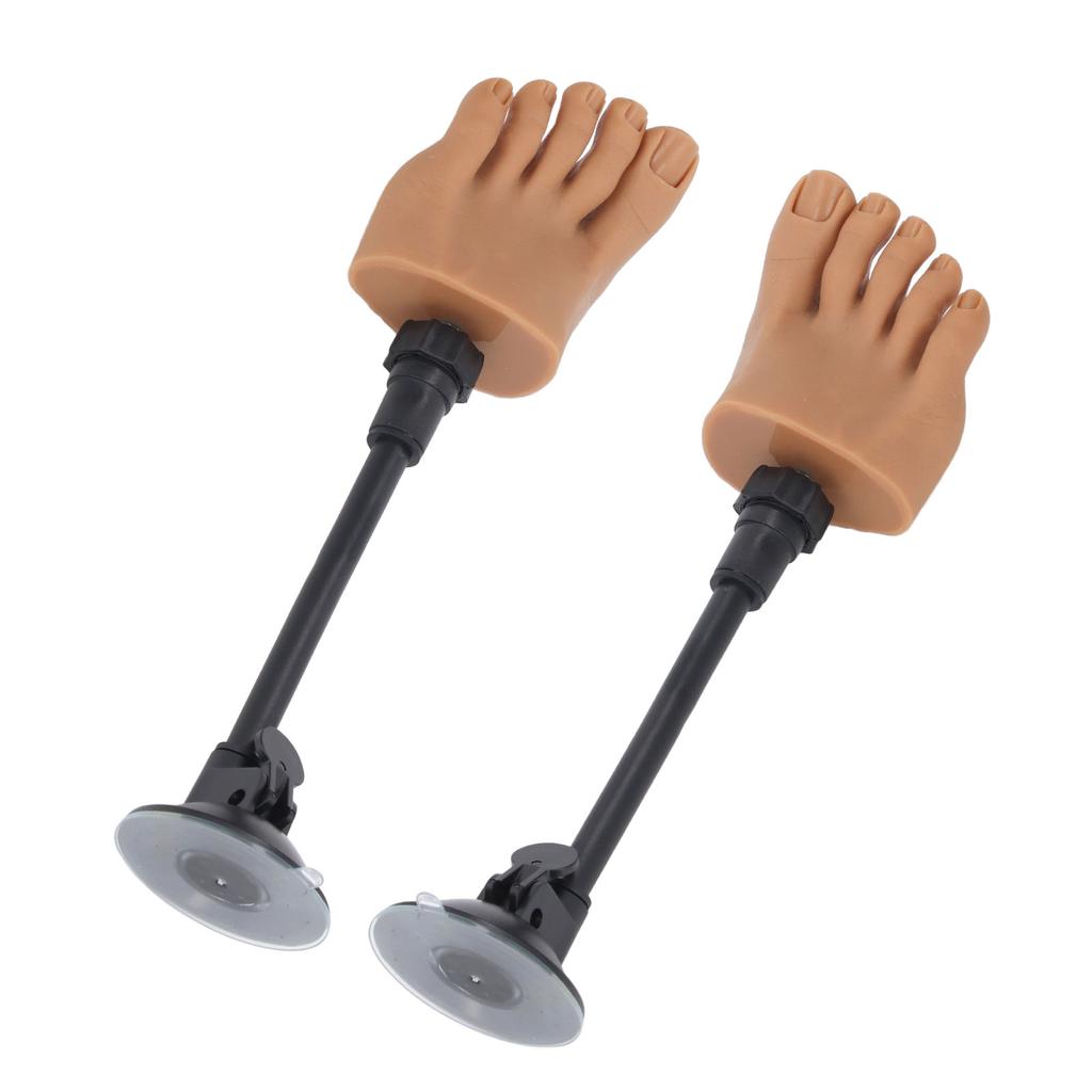 Силиконовая модель стопы для практики нейл-арта, модель стопы для обучения наращиванию ногтей, силиконовая модель половины стопы со ста