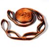 Outdoor Customizable Hammock Special Strap 5+1 Ring High Load Capacity Overhand Knot Black Reinforced High Strength Polyester