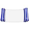 New Inflatable Floating Row Foldable Inflatable Lounge Chair Floating Bed Striped Net Floating Drainage Swimming Pool Hammock