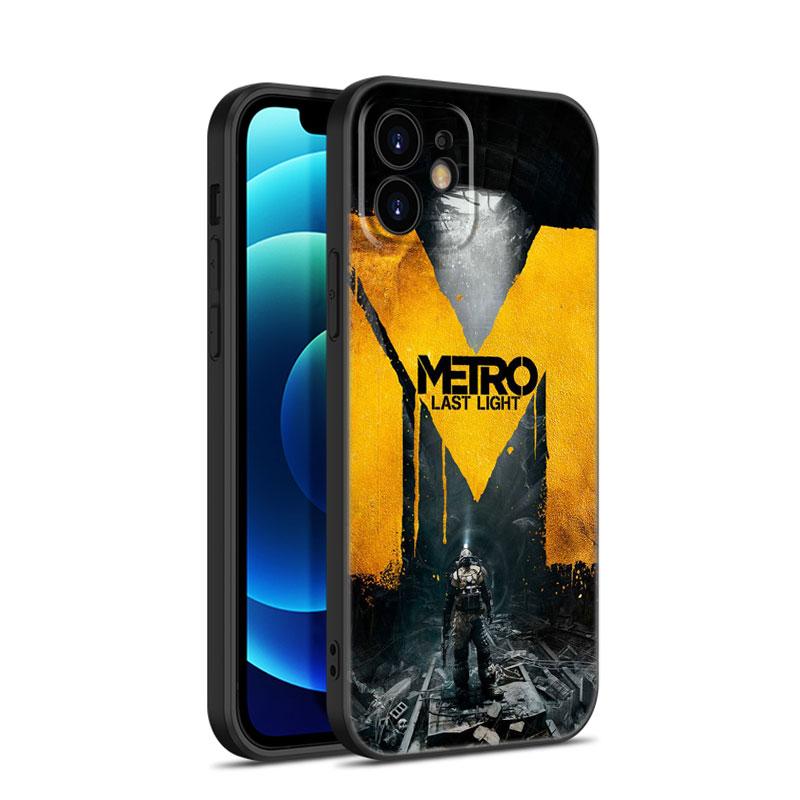 Чехол для телефона Metro 2033 для Apple iPhone 12 13 Mini 11 14 15 Pro Max 7 8 Plus X XR XS SE 2020 2022 черный силиконовый чехол