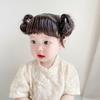 Детский парик-повязка на голову в китайском стиле, для новорожденных и детей, головной убор на Новый год, для малышей, аккуратная челка-парик