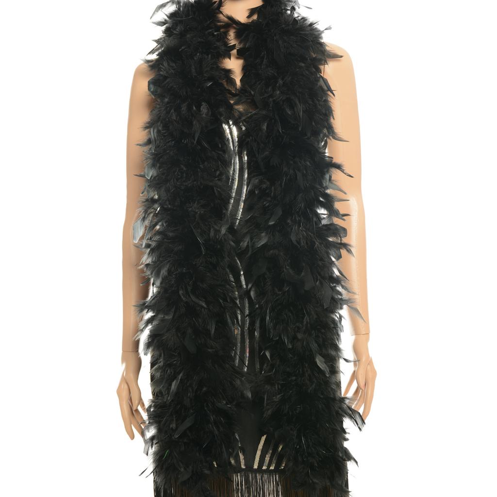 1 шт. 2 ярда 85 граммов Боа из перьев индейки Шандель для рукоделия, наряд для вечеринки, украшение на Хэллоуин