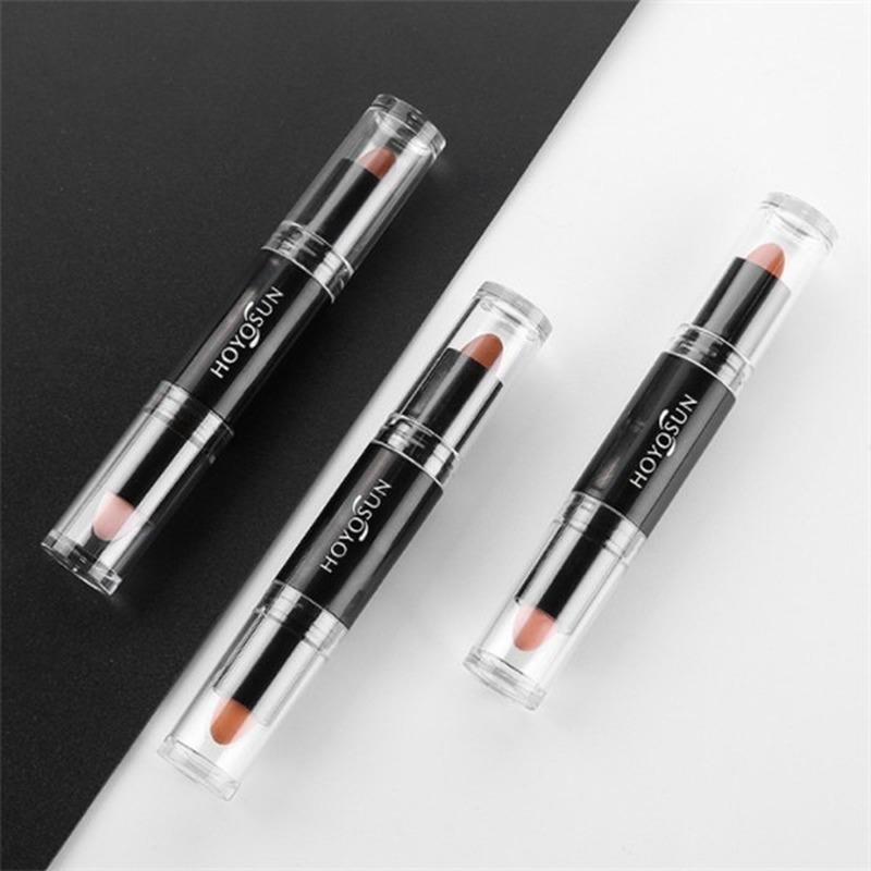 5 цветов, двусторонний контурный карандаш 2 в 1, контурный 3D консилер для макияжа лица, полное покрытие, растушевывающий карандаш