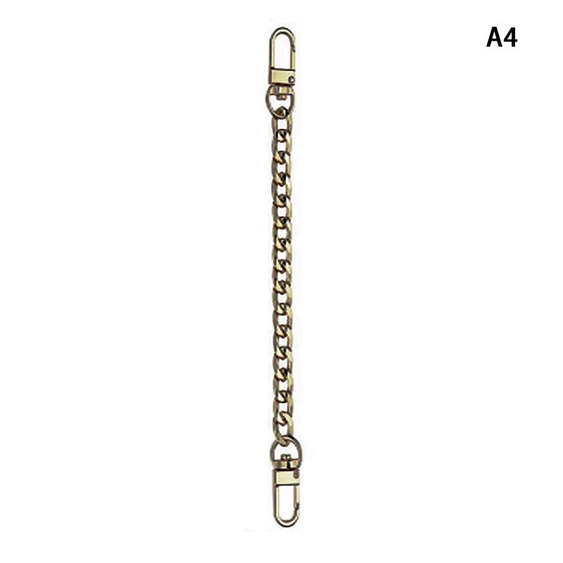 Chain Bag Strap Accessories 20Cm Extension Chain Bag Metal Chain Solid Color Diy Chain Durable Gold Silver Black Belts