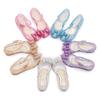 Girls' Sandals Bun Head Bow Princess Jelly Shoes Children's Dance Shoes