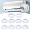 10x AC Hole Decorative Cover Round Escutcheon Plate Accessory High Performance Spare Parts Universal