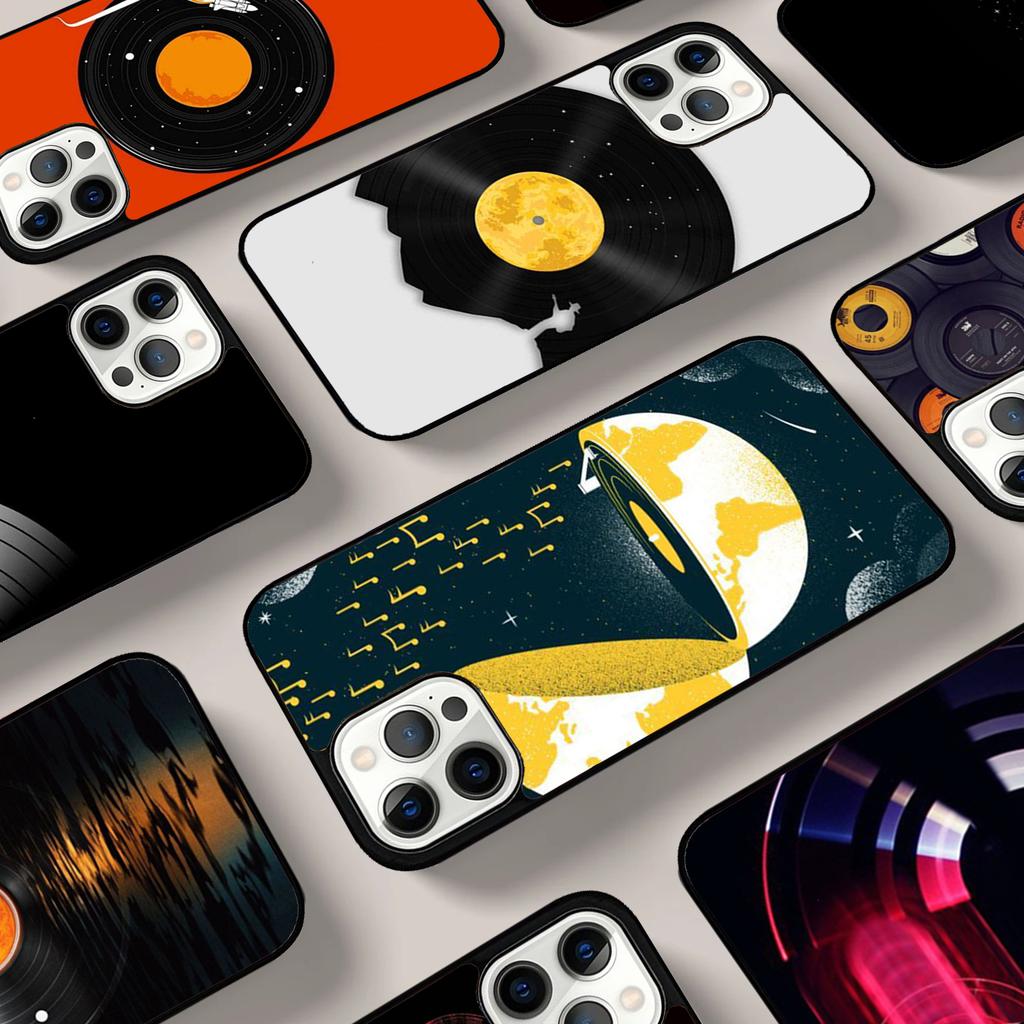 Vinyl DJ Record Art Phone Case For iPhone 17 Air 16 15 14 13 12 11 Pro Max Max Plus Bumper Case Cover