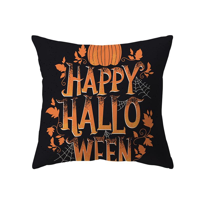 Хэллоуин тема тыква паутина принт узор наволочка дома гостиная диван украшения квадратная подушка наволочка