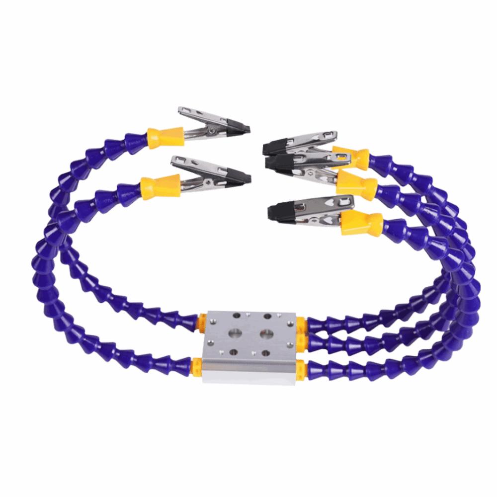 Flexible Arm Soldering Helping Hands Octopus Design Welding Fixture Station Jewelry Making