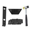 Flooring Installation Kit Laminate Tool with Rubber Hammer Pull Bar Tapping Block 20Pcs Spacers