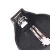 20Pcs Cr2032 Battery Holder Coin Cell Holder Box Case Socket Cr2032 With 2 Pins 3V Black Mounting Lead Need Solder