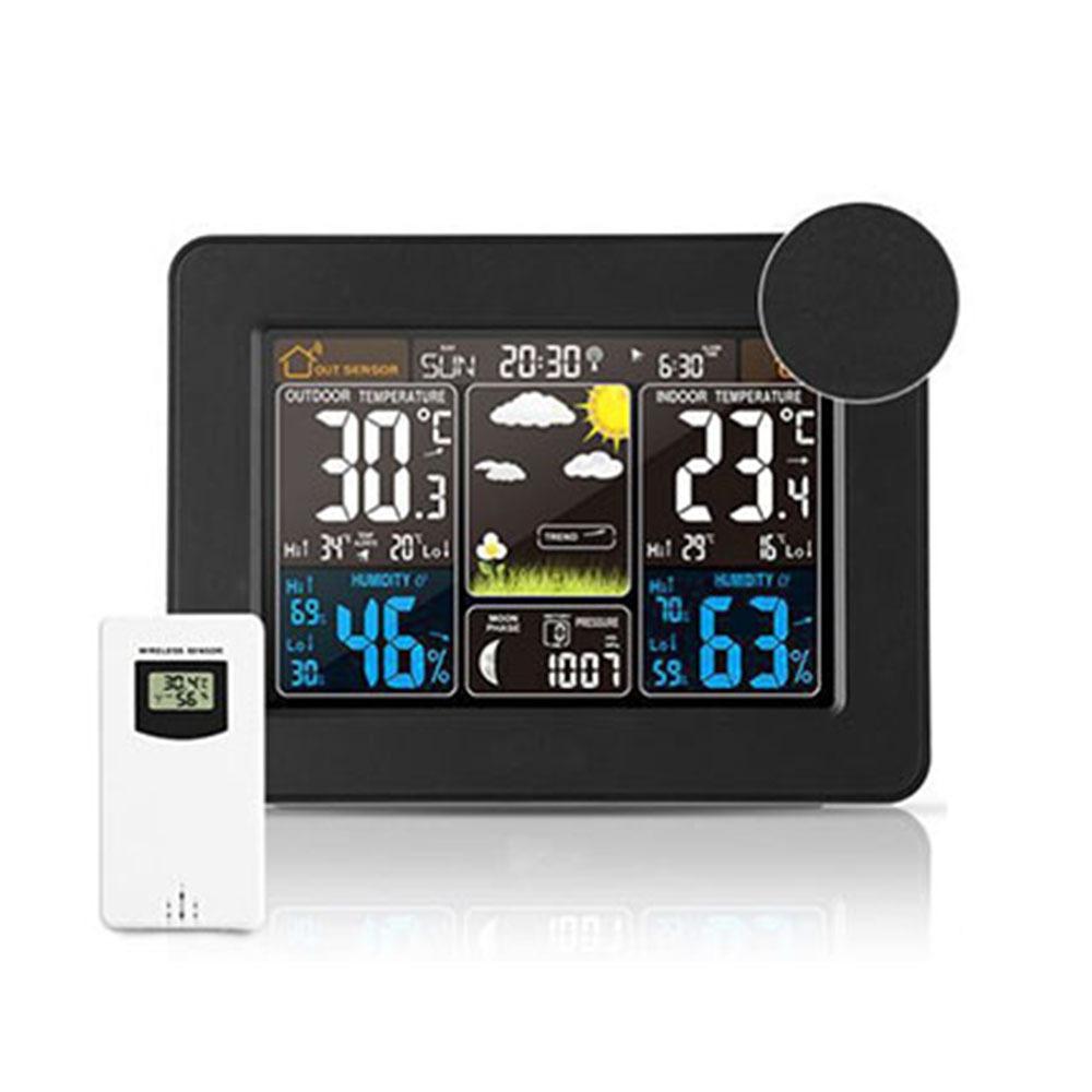 Remote Sensor Weather Station Wireless Weather Forecast Clock Wireless Multifunction Clock  Bedroom