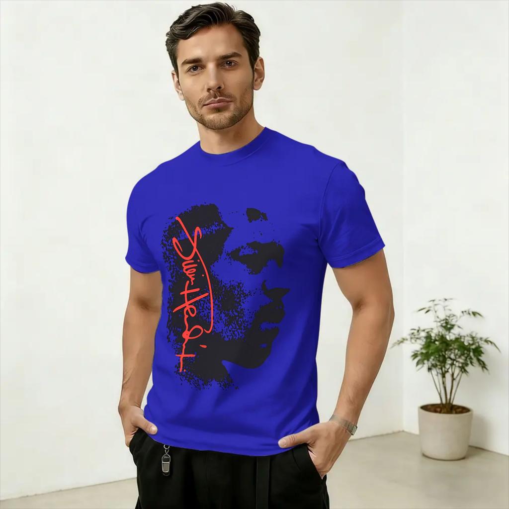 Casual Jimis Hendrixs TShirts Unisex Crew Neck Pure Cotton T Shirt Short Sleeve Tee Shirt Gift Tops