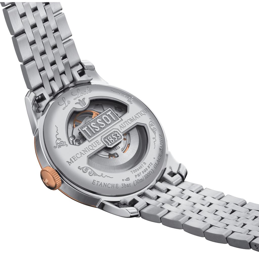 Tissot Мужские модные часы из нержавеющей стали с серебристым циферблатом T006.407.22.033.02