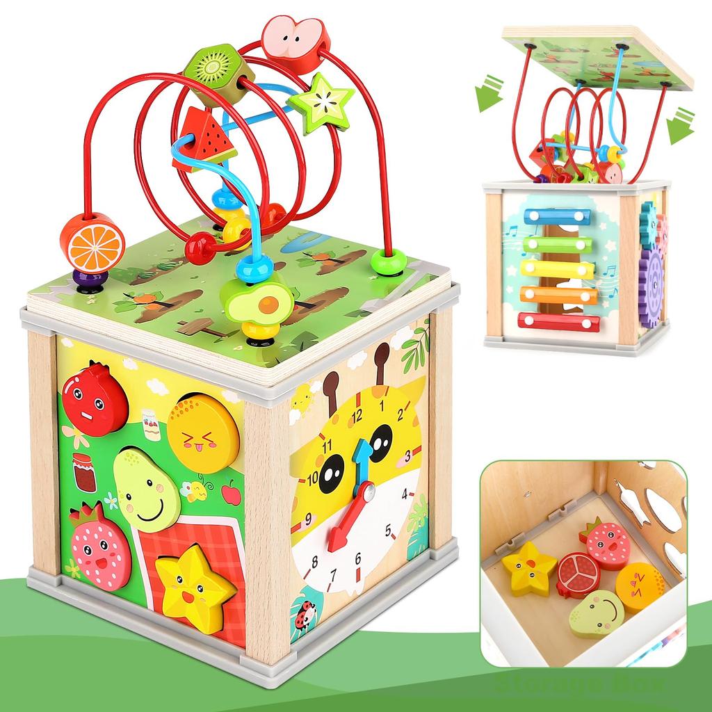 Montessori Toys Educational Toys Toys Boys Girls Wooden Toys 1 2 3 Years Old Birthday Gifts Educational Clock Fingertip Education Montessori Tools