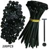 20/50/100Pcs Durable Nylon Universal Cable Tie Buckle Plastic Cable Ties Tool  Workshop Use