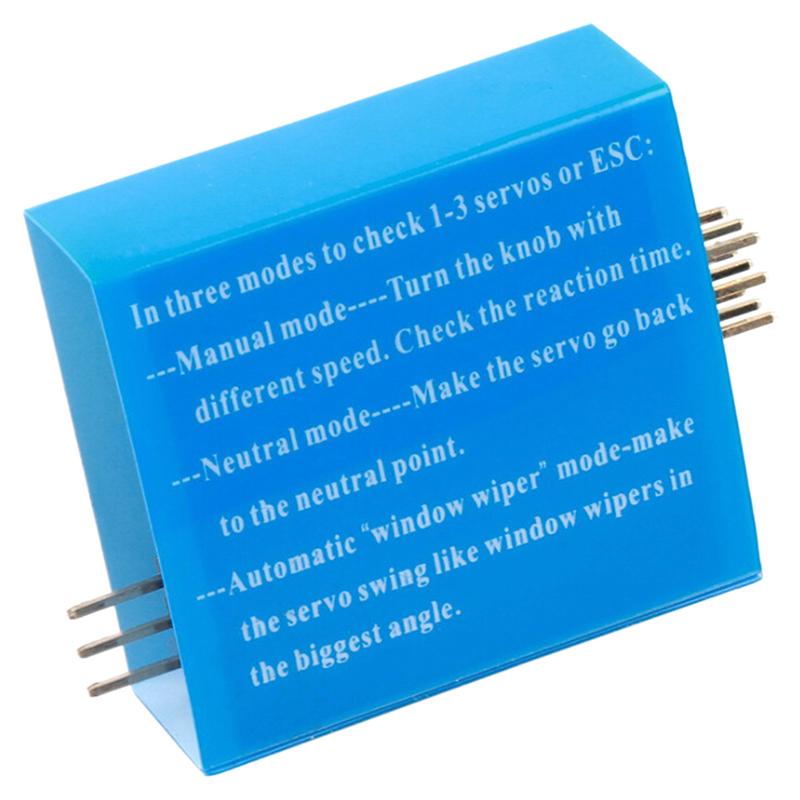 Steering Gear Tester Ccpm 3-Mode Esc Servo Motor For Rc Helicopters Adjustment