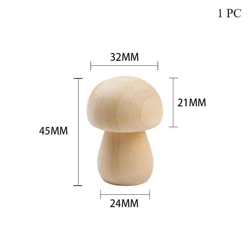 Незаконченный деревянный гриб, натуральный деревянный гриб, сделай сам, поделки, живопись, граффити, куклы-прищепки, украшение, сделанное своими руками, детская игрушка, декор