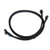 8i to 2 SFF 8643 Cable PCIe 5.0 32GT s for MCIO X8 to Mini SAS HD SFF 8643 Cord for Server Data Center 31.5in