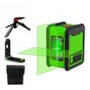Portable Mini 2-Line Laser Infrared Leveling Tool High-Precision Bright Green Line Projector Kit