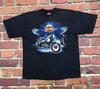 Винтажная футболка HARLEY DAVIDSON Lightning Wings 2000 Британская Колумбия Канада M Унисекс