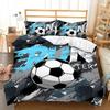 New 3D Soccer Bedding Set Popular Football Soft Microfiber Bed Linen With Pillowcase Queen King Single Size Duvet Cover Sets