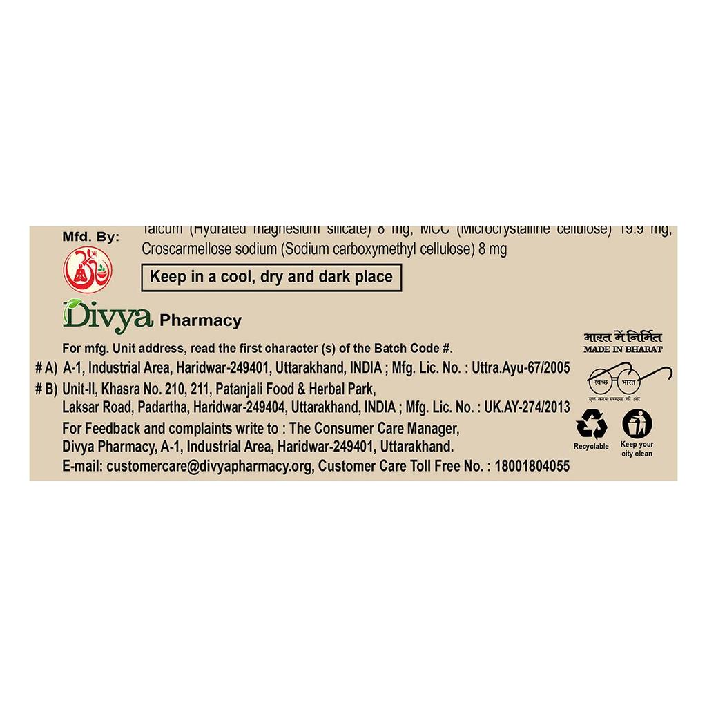 Divya Livogrit Vital 3 U X 20 N, Patanjali