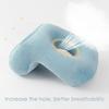 2019 New Multifunctional Nap Pillow Sleepy Pillow Portable Hollow Plush Solid Color Pillow