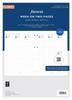 Filofax 2026 Запасной блок для системного планера, A4 Недельный, Белый, Начало с января, 2026, 26-68714, Официально импортировано