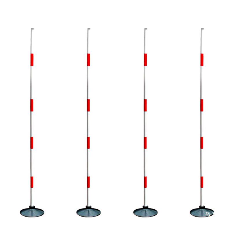 Угловой флагшток Баскетбольные змеевидные тренировочные шесты с резиновым основанием для тренировки вождения и полос препятствий