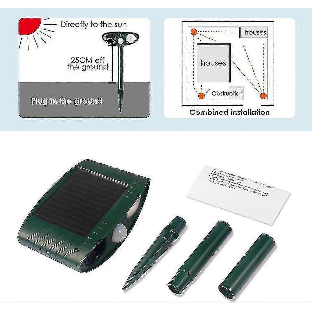 Snake Outdoor Solar Ultrasonic Repeller