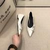 Весна и осень ретро Мэри Джейн неглубокий носок плоская подошва не устают ноги 2025 одиночные туфли женские французские нишевые вечерние туфли мягкие подошвы одиночные туфли