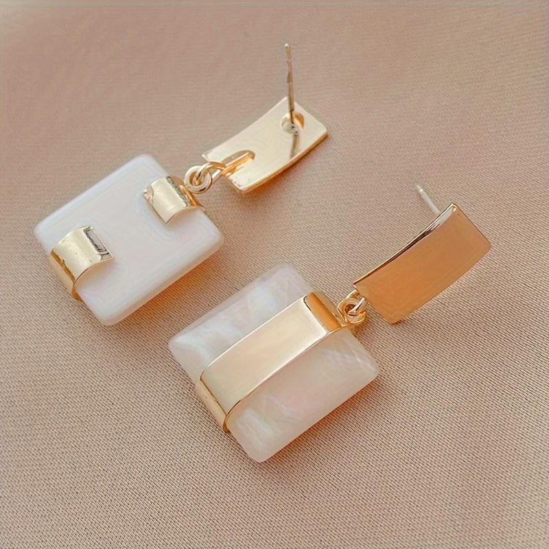 Fashion Vintage Geometric Drop Earrings for Women Daily Accessories Charms Jewelry Party Anniversary Gifts