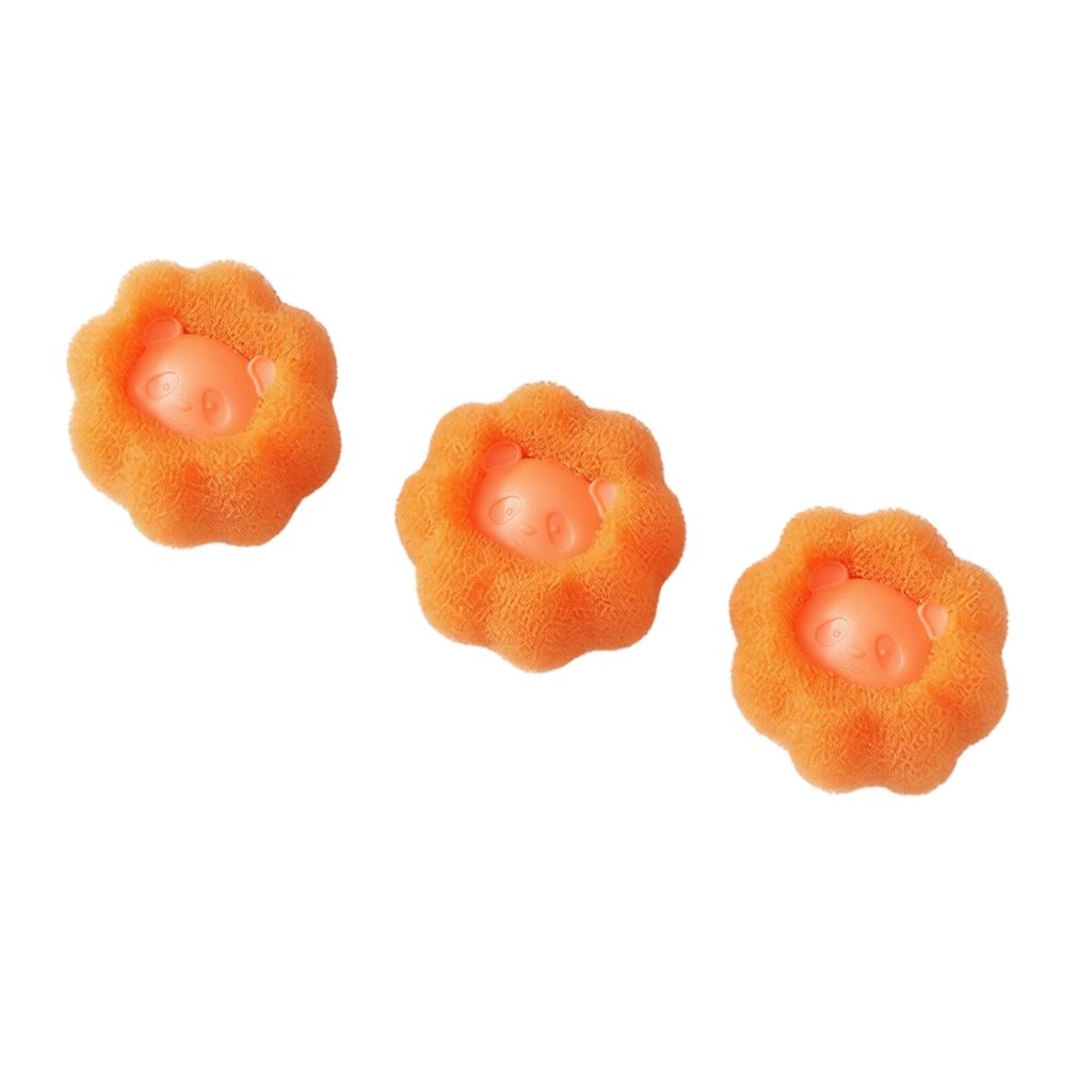 Laundry Sponge Balls for Washing Machine Cleaning Lint Removal Hair Catcher Anti-Tangle Sponge Balls for Clothes Washing