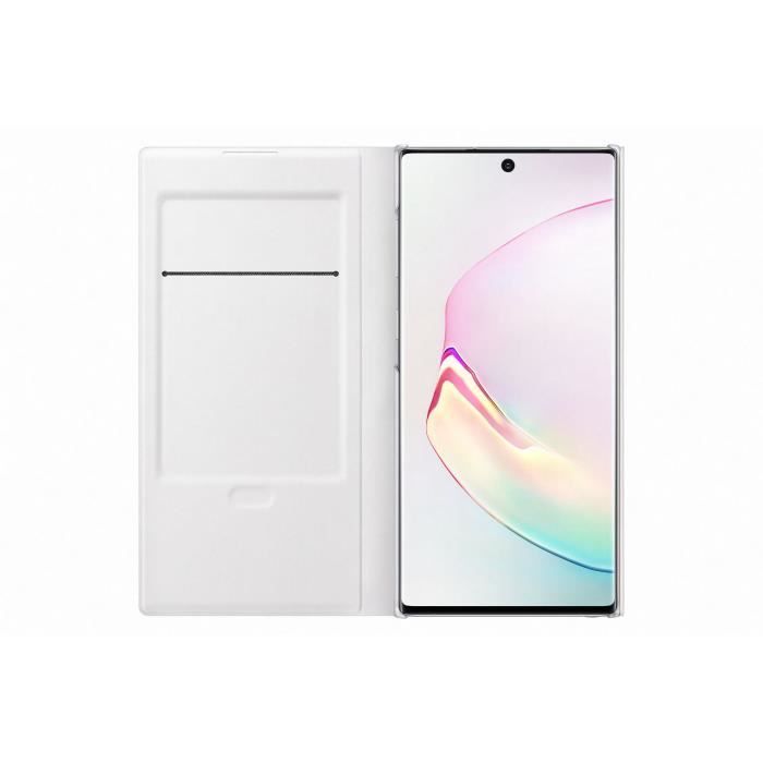 Led view cover blanc note10