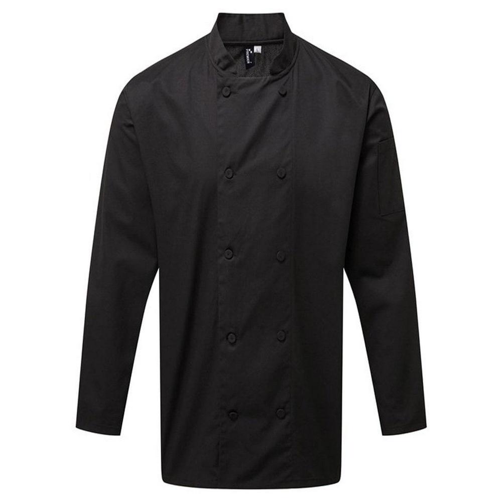 Premier Mens Coolchecker Long-Sleeved Chef Jacket