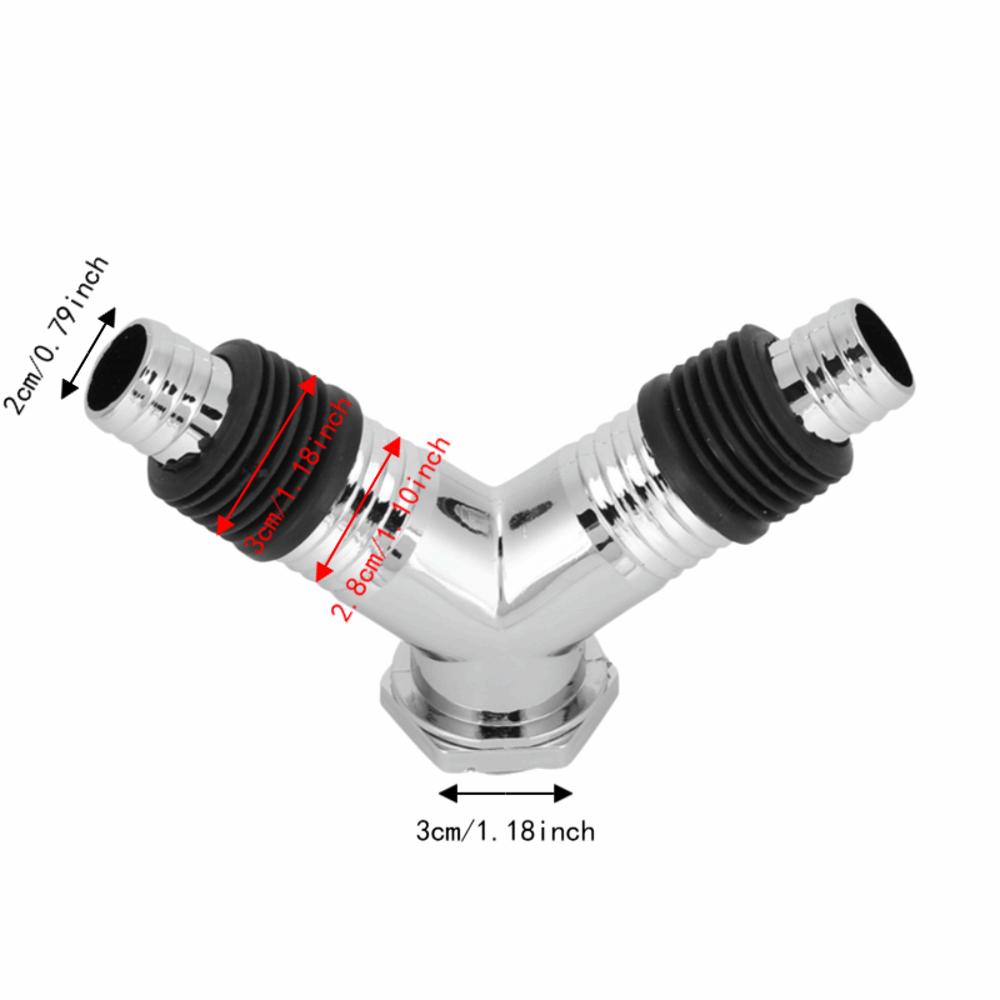 with Trap Seal Drain Tee Joint Backflow Preventer Floor Drain Connector Washing Machine