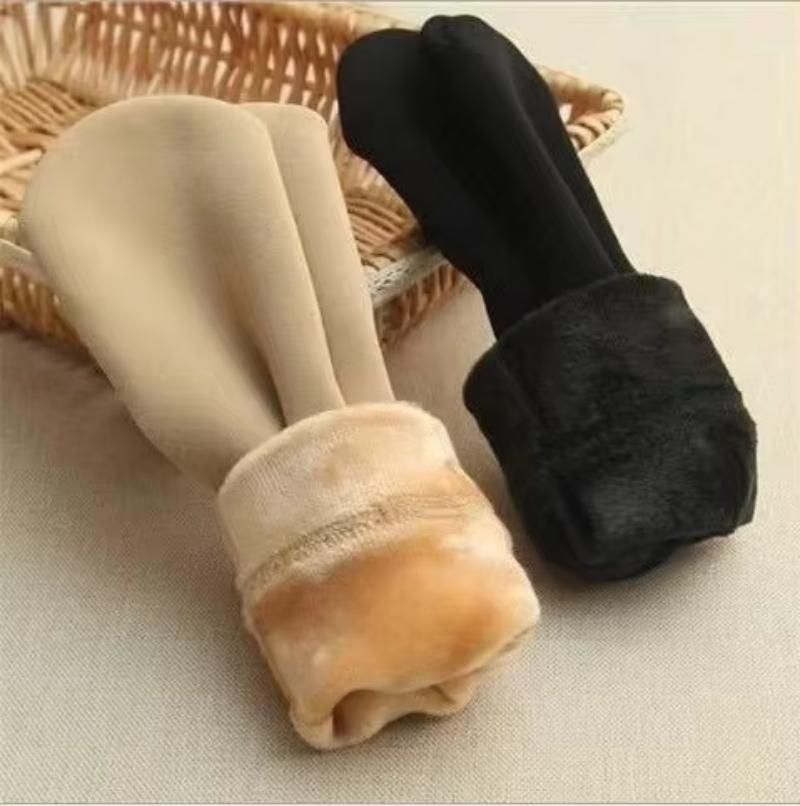 Women/Men Winter Warm Thicken Thermal Socks Wool Cashmere Nylon Snow Black Skin Seamless Velvet Soft Boots Socks