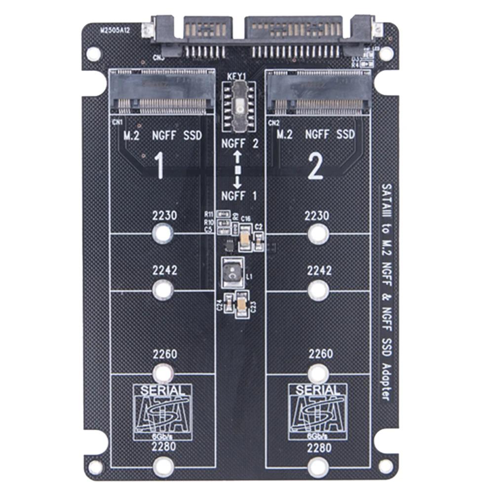 Карта-адаптер NGFF на SATA3 + USB-конвертер M.2 NGFF SSD Протокол MSATA на последовательный порт для ПК Ноутбука