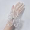 1Pairs Breathable Wedding Bridal Gloves Mesh Tulle Gloves New Bridal Gown Mittens  Party Dress