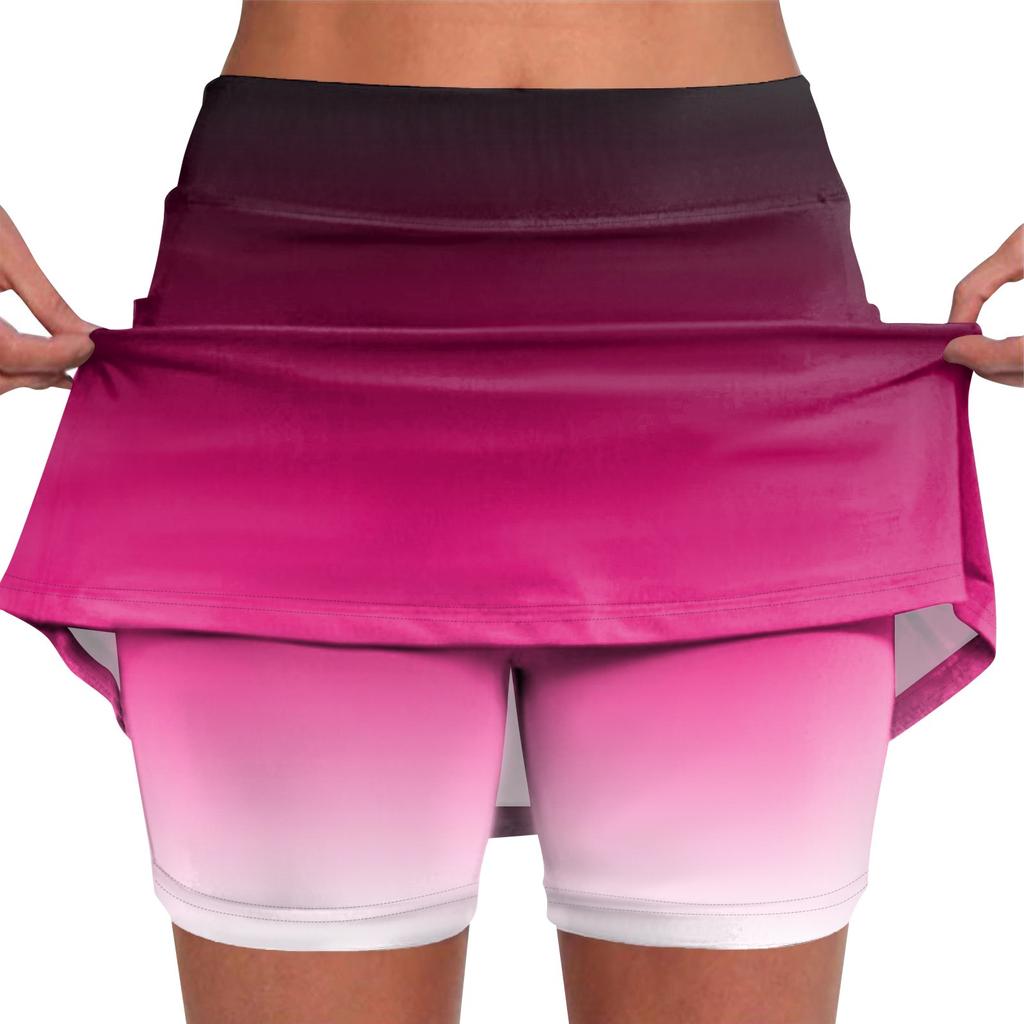 Эластичные брюки-кюлоты для йоги для женщин, спортивные шорты с принтом, легкие узкие однотонные бегуны с высокой талией